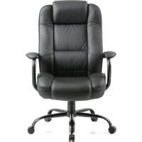 Офисное кресло Brabix Heavy Duty HD-002 (кожзам, черный) - Изображение №6 — Chaika Market