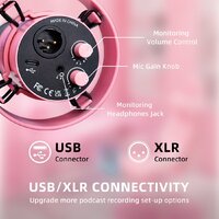 Проводной микрофон FIFINE T688 (розовый) - Изображение №7 — Chaika Market