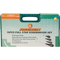 Набор отверток Jonnesway D04PP16S (16 предметов) - Изображение №2 — Chaika Market