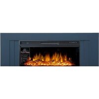 Каминокомплект Smolcom Line V42 с Royal Flame Vision 42 LOG LED (черный) — Chaika Market