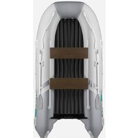 Моторно-килевая лодка Gladiator E380S (светло-серый/серый) - Изображение №5 — Chaika Market