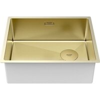 Кухонная мойка Paulmark Next-Skew 54 UNI PM885444-LG (золото/светлое золото) - Изображение №2 — Chaika Market