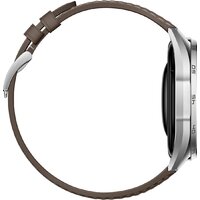 Умные часы Huawei Watch GT 6 46 мм (серебристый, с коричневым кожаным ремешком, международная версия) - Изображение №6 — Chaika Market