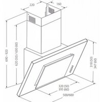 Кухонная вытяжка Akpo Optima Eco 60 WK-4 (черный) - Изображение №2 — Chaika Market