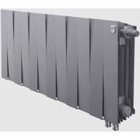 Биметаллический радиатор Royal Thermo PianoForte 300 Silver Satin (12 секций) нижнее подключение - Изображение №2 — Chaika Market