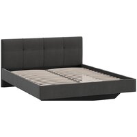 Кровать Трия Элис тип 1 с мягкой обивкой 160x200 (велюр графит) - Изображение №2 — Chaika Market