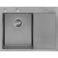 Кухонная мойка ARFEKA ECO AR 650*500 L SATIN - Изображение №2 — Chaika Market
