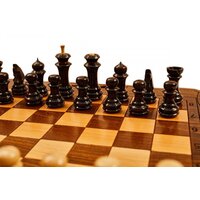 Шахматы/шашки/нарды Haleyan Резные 40 с ручкой kh130-4 - Изображение №8 — Chaika Market