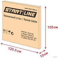 Теннисный стол Start Line Optima 6023-3 (с сеткой, зеленый) - Изображение №5 — Chaika Market