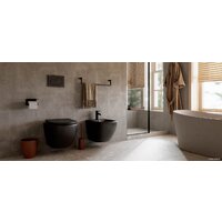 Унитаз подвесной Ceramica Nova Metropol Rimless CN4002MB - Изображение №13 — Chaika Market