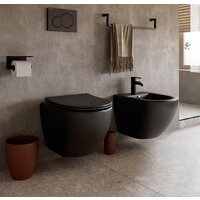 Унитаз подвесной Ceramica Nova Metropol Rimless CN4002MB - Изображение №11 — Chaika Market
