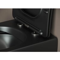 Унитаз подвесной Ceramica Nova Metropol Rimless CN4002MB - Изображение №5 — Chaika Market