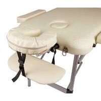 Массажный стол Atlas Sport складной 3-с алюминиевый 60 см (бежевый) - Изображение №4 — Chaika Market