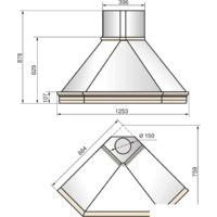 Кухонная вытяжка Elikor Форест 90П-650-П3Д (бежевый/дуб неокрашенный) - Изображение №2 — Chaika Market