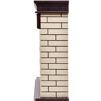 Портал Firelight Bricks Classic (камень бежевый/шпон темный дуб) - Изображение №3 — Chaika Market