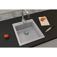 Кухонная мойка Aquasanita Simplex SQS100W (beige 110) - Изображение №13 — Chaika Market