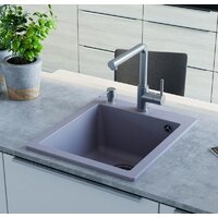 Кухонная мойка Aquasanita Simplex SQS100W (beige 110) - Изображение №10 — Chaika Market