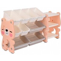 Стеллаж Pituso Медвежонок (3 полки, персик) — Chaika Market
