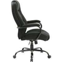 Офисное кресло Brabix Heavy Duty HD-002 (ткань, черный) - Изображение №2 — Chaika Market