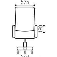 Офисное кресло Brabix Heavy Duty HD-002 (ткань, черный) - Изображение №7 — Chaika Market