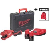 Труборез Milwaukee M12PCSSMC-202C 4933499464 (с 2-мя АКБ, кейс) — Chaika Market