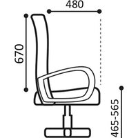 Офисное кресло Brabix Rest EX-555 (черный) - Изображение №12 — Chaika Market