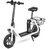 Электросамокат SameBike Comfort SB-C350 (белый) - Изображение №2 — Chaika Market