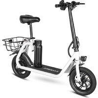 Электросамокат SameBike Comfort SB-C350 (белый) - Изображение №3 — Chaika Market