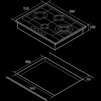 Варочная панель Hiberg VM 6245 Gr - Изображение №10 — Chaika Market