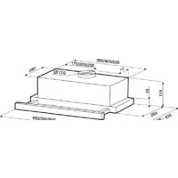 Кухонная вытяжка Krona Kamilla 450 (белый) - Изображение №2 — Chaika Market