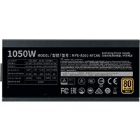 Блок питания Cooler Master MWE GOLD 1050 V2 MPE-A501-AFCAG-EU - Изображение №6 — Chaika Market