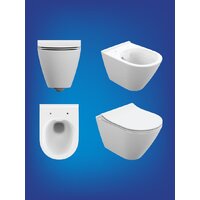 Унитаз подвесной Cersanit City Smart CO DPL EO Slim + VECTOR LP 64917 - Изображение №6 — Chaika Market