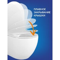 Унитаз подвесной Cersanit City Smart CO DPL EO Slim + VECTOR LP 64917 - Изображение №7 — Chaika Market