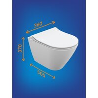 Унитаз подвесной Cersanit City Smart CO DPL EO Slim + VECTOR LP 64917 - Изображение №18 — Chaika Market