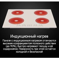 Варочная панель MAUNFELD CVI594WH - Изображение №11 — Chaika Market