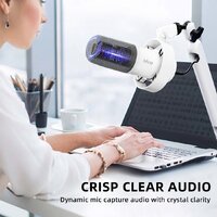 Проводной микрофон FIFINE T688 (белый) - Изображение №7 — Chaika Market