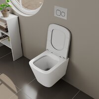 Унитаз подвесной D&K Berlin DT1436016 (белый, сиденье микролифт) - Изображение №6 — Chaika Market