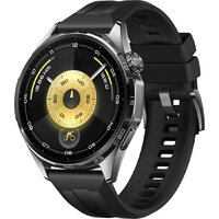 Умные часы Huawei Watch GT 6 46 мм (черный, с черным силиконовым ремешком, международная версия) — Chaika Market