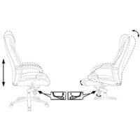 Офисное кресло Бюрократ T-9923SL/BLACK (черный) - Изображение №6 — Chaika Market