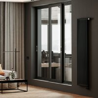 Стальной трубчатый радиатор Royal Thermo Insignia VC2180 - 08 секций RAL9005m - Изображение №5 — Chaika Market