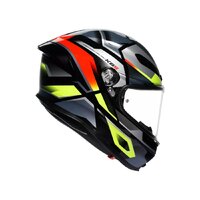 Мотошлем AGV K6 S E2206 MPLK 2118395001-026-XL (XL, Erazer Black/Red/Yellow Fluo) - Изображение №3 — Chaika Market