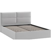 Кровать Трия Глосс универсальный тип 1 160x200 (велюр Confetti Silver) - Изображение №2 — Chaika Market