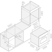 Электрический духовой шкаф Elica Virtus Multi 60 TFT PRF0191770A - Изображение №10 — Chaika Market