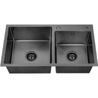 Кухонная мойка РМС MR-7843BL (с корзиной и дозатором) — Chaika Market
