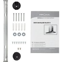 Кухонная вытяжка Krona Onyx 600 Glass S (черный) - Изображение №15 — Chaika Market