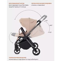 Коляска прогулочная «книга» Rant Golf RA101 (latte beige) - Изображение №5 — Chaika Market