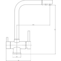 Смеситель Lauter Line 21АМ62311 - Изображение №2 — Chaika Market