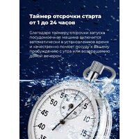 Отдельностоящая посудомоечная машина MAUNFELD MWF08B - Изображение №26 — Chaika Market