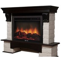 Портал Firelight Forte 30S (камень белый/шпон темный дуб) - Изображение №2 — Chaika Market