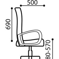 Офисное кресло Brabix Heavy Duty HD-001 (черный) - Изображение №15 — Chaika Market